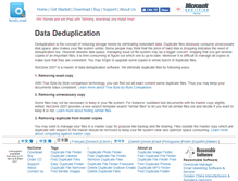 Tablet Screenshot of deduplication.noclone.net